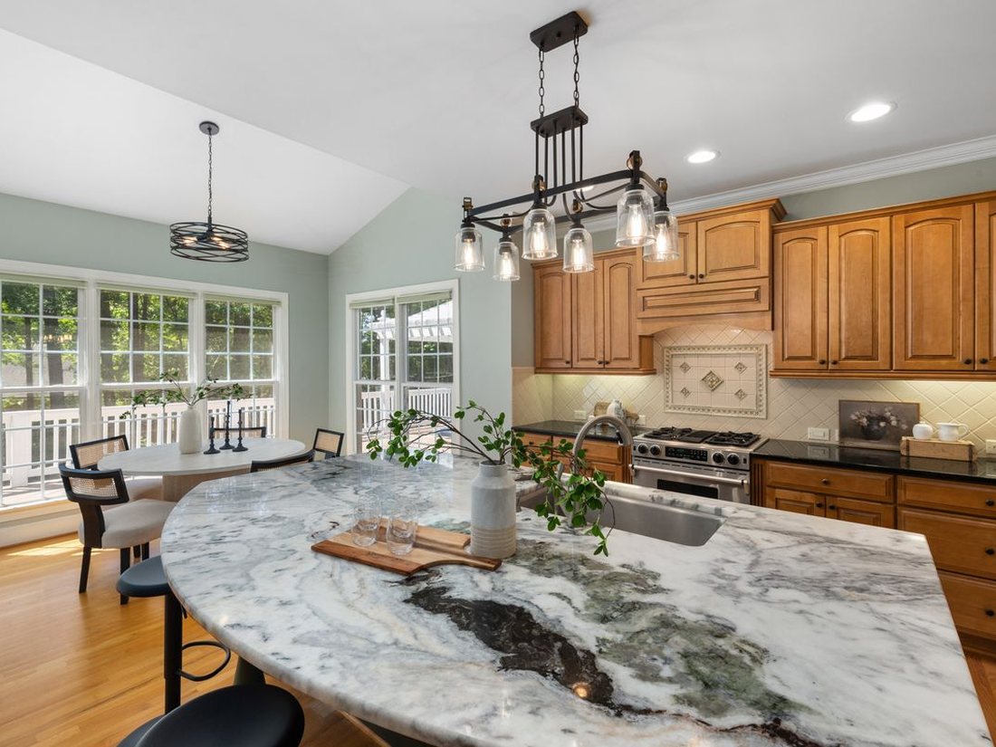 The finished kitchen, handed over