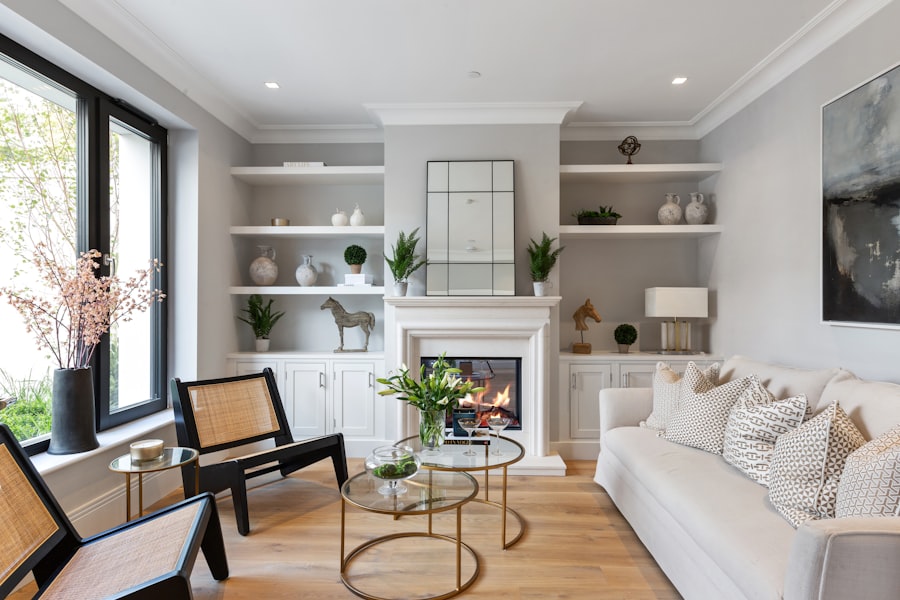 Open-plan living renovation